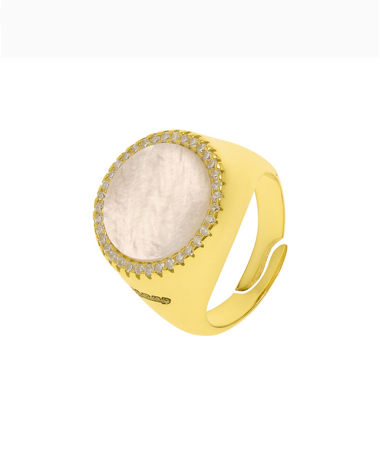 Anel Eugénio Campos Pinky Round