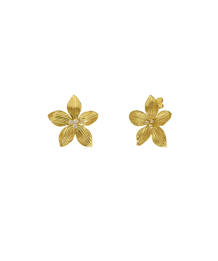 Brincos Sweet Lily em Prata Dourada Eugénio Campos 114.B857.D.1.00
