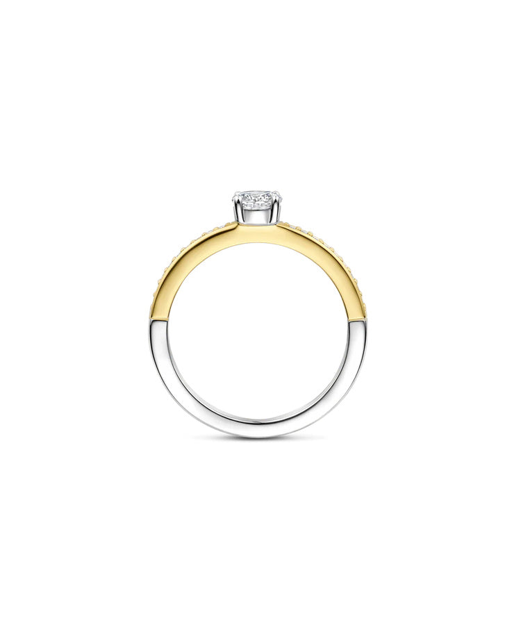 Anel Ti Sento Classic Zirconia 5mm 12109ZY