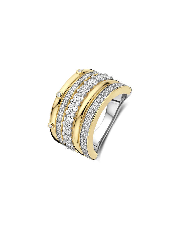 Anel TiSento prata 12396ZY/62