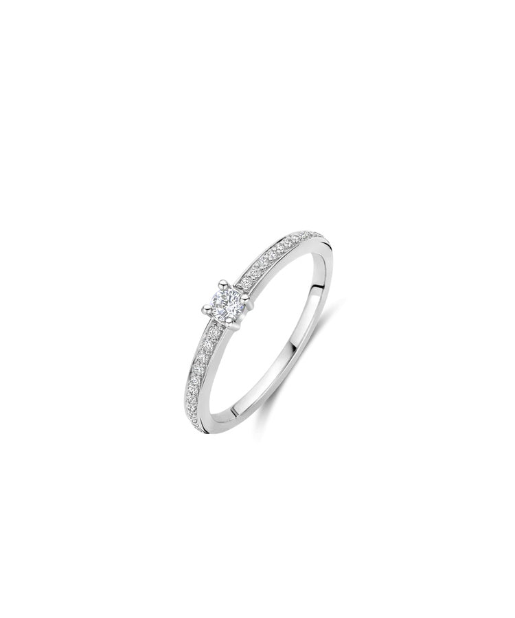 Anel Ti Sento Classic Zirconia 12400ZI