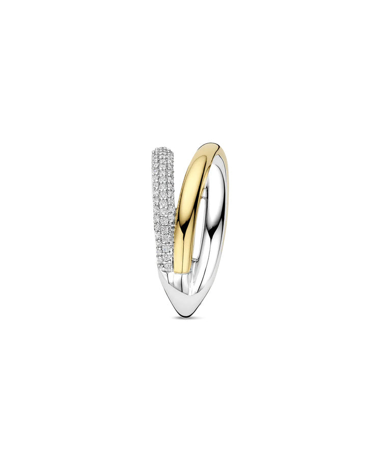Anel Ti Sento Zirconia Structure 12422ZY