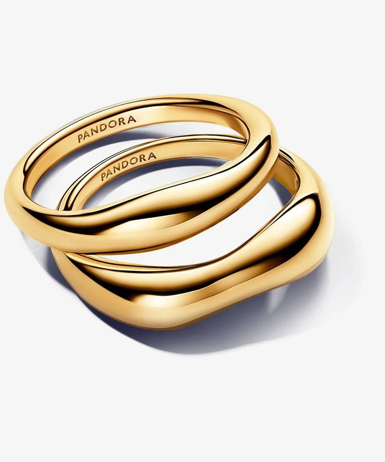 Anéis Pandora conjugáveis com design orgânico