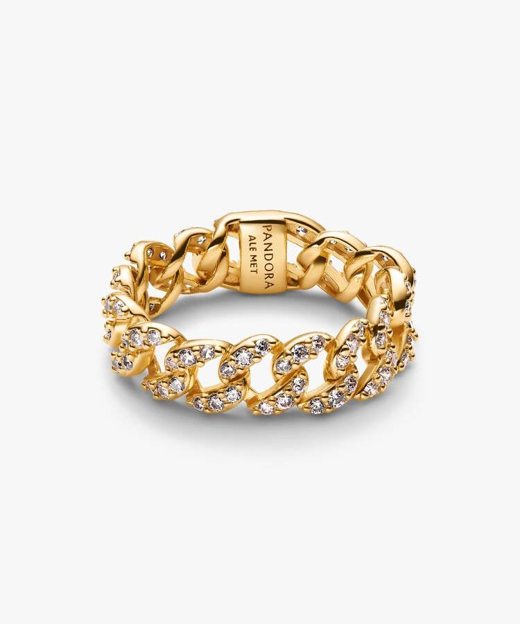 Anel Pavé Cuban Chain Pandora