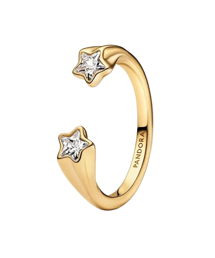 Anel Pandora Estrelas Cadentes
