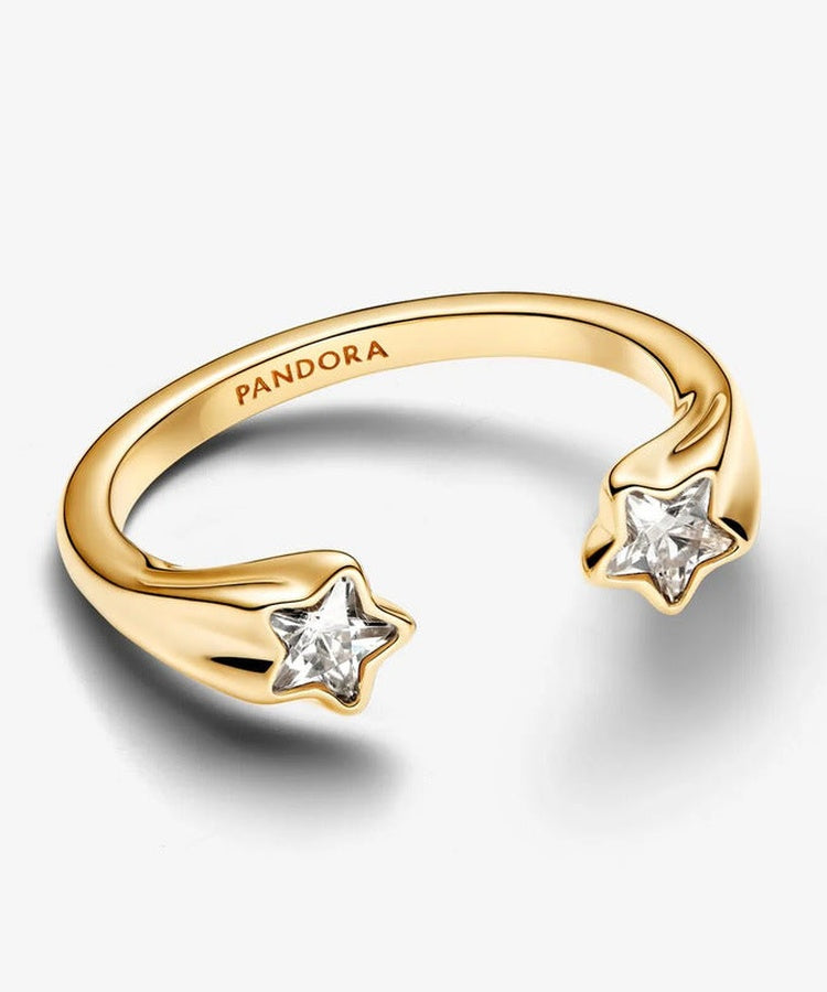 Anel Pandora Estrelas Cadentes