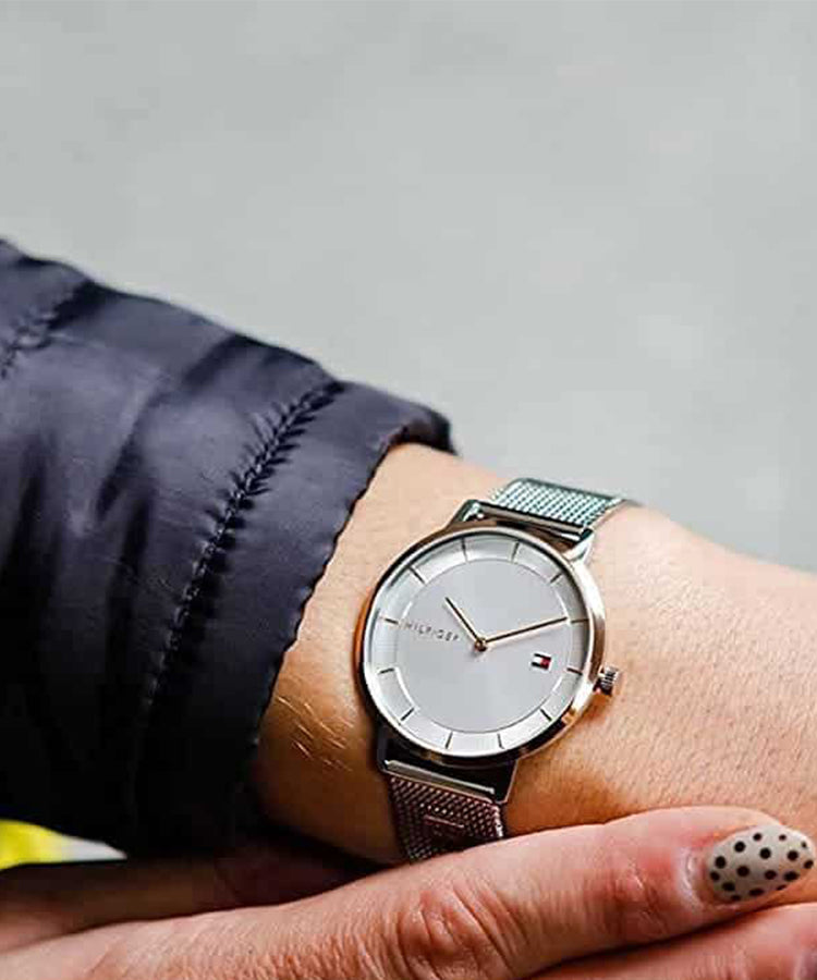 Relógio Tommy Hilfiger Aço Bicolor Rose Gold