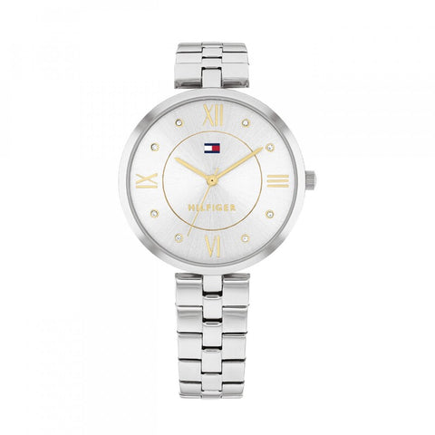 Relógio Tommy Hilfiger Cristais Branco Relógio Tommy Hilfiger Cristais Branco