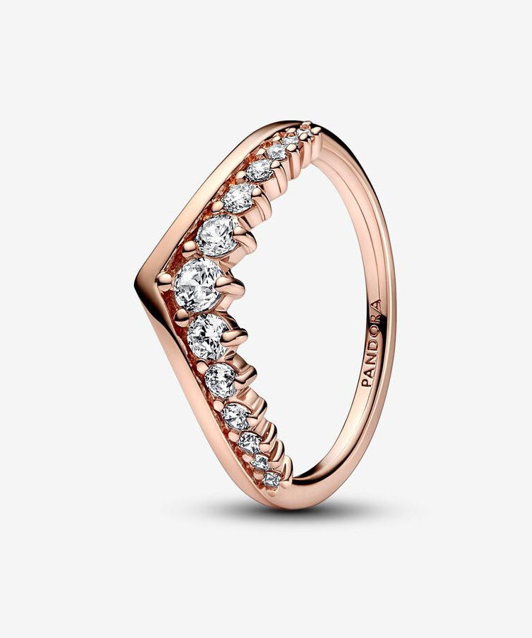 Anel Pandora Rose Timeless Wish Floating Pavé
