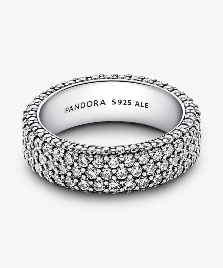 Anel Pandora Timeless Pavé Triple