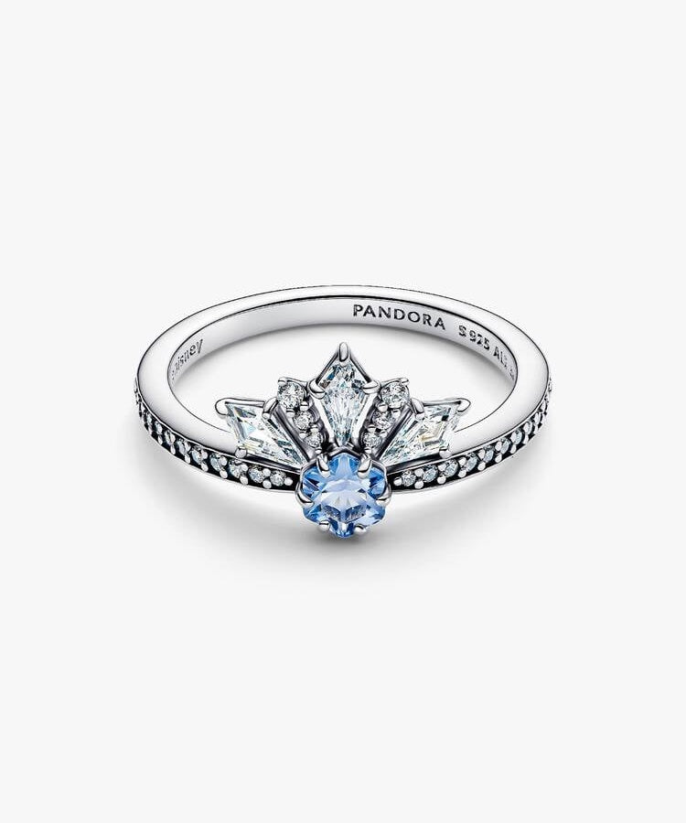 Anel Pandora Tiara da Rainha Elsa Frozen Disney