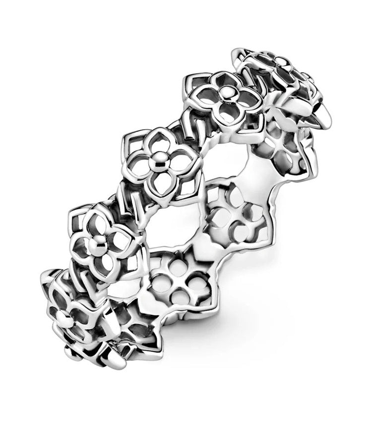 Anel Pandora Rose Petals Band