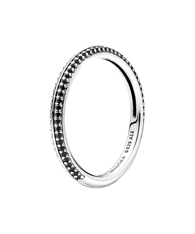 Anel Pandora ME Black Pavé