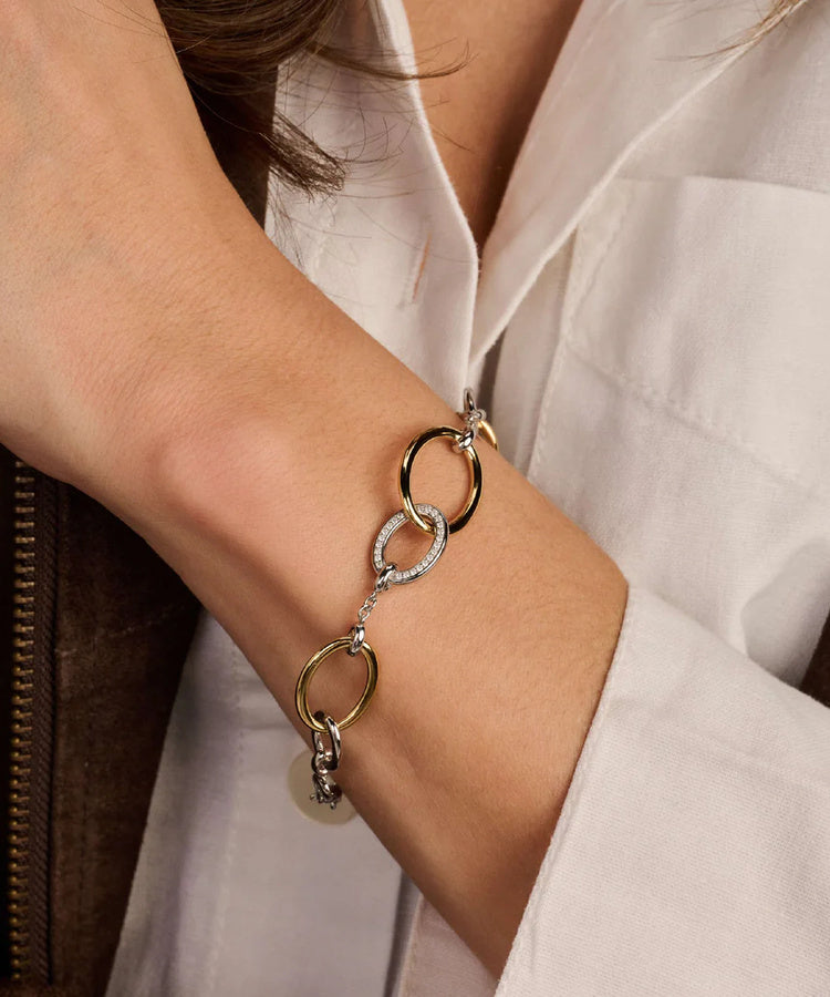 Pulseira Ti Sento Connected Circle 23096ZY