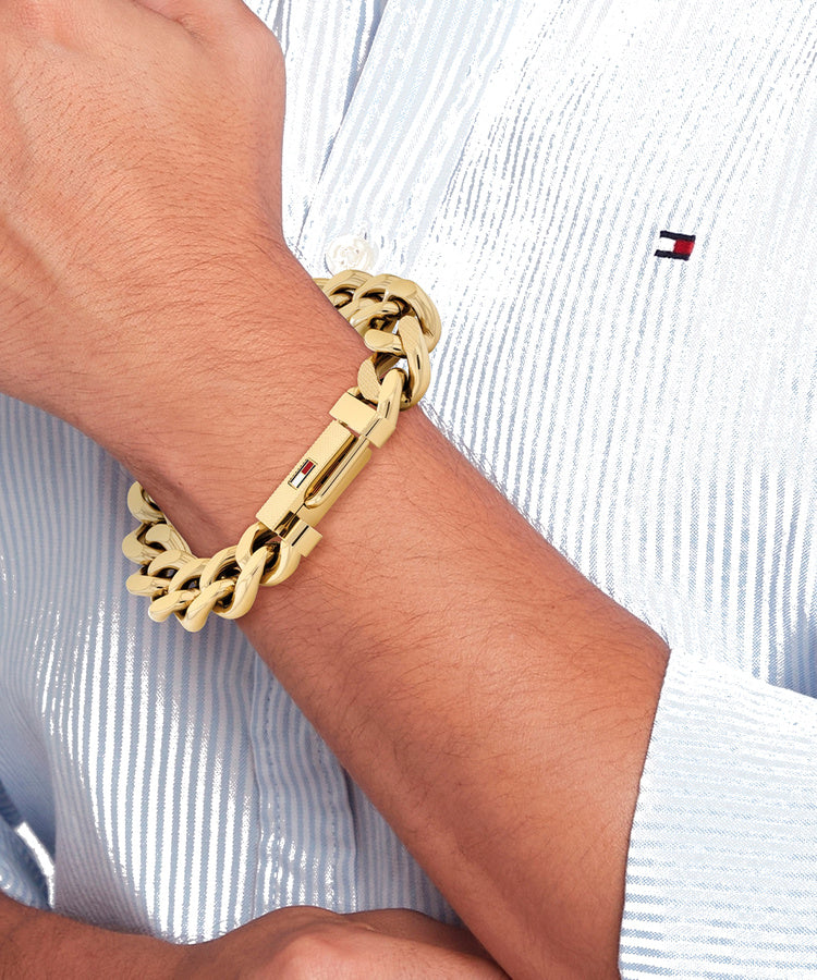 Pulseira Pulseira Aço Dourada Tommy Hilfiger