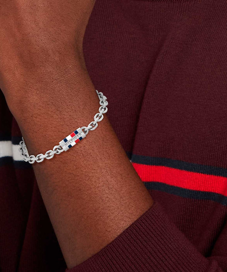 Pulseira Homem Aço Malha