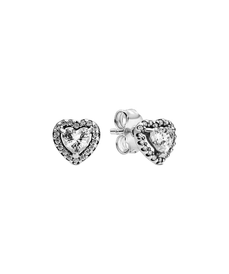 Brincos Pandora Elevated Heart