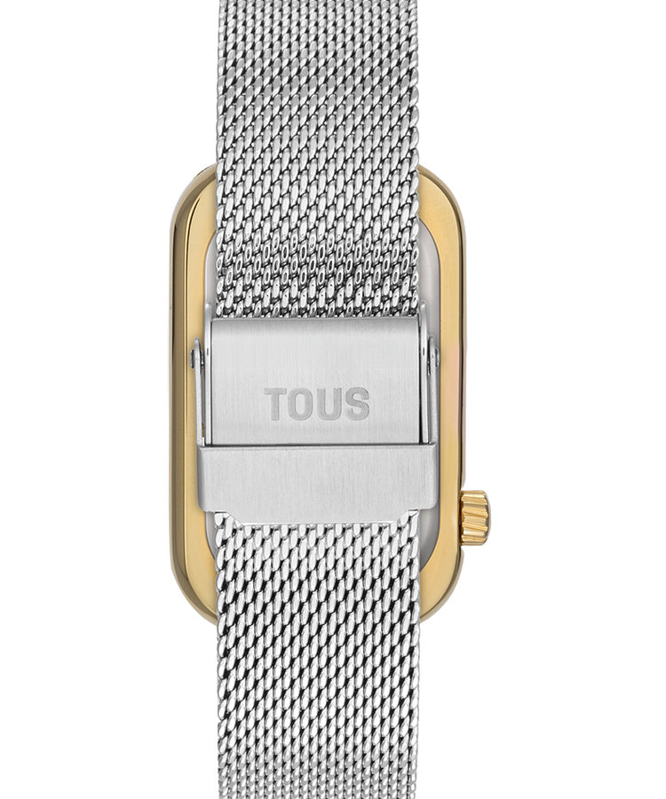 Relógio Tous T-Band Club Bicolor Silhueta Urso Mesh