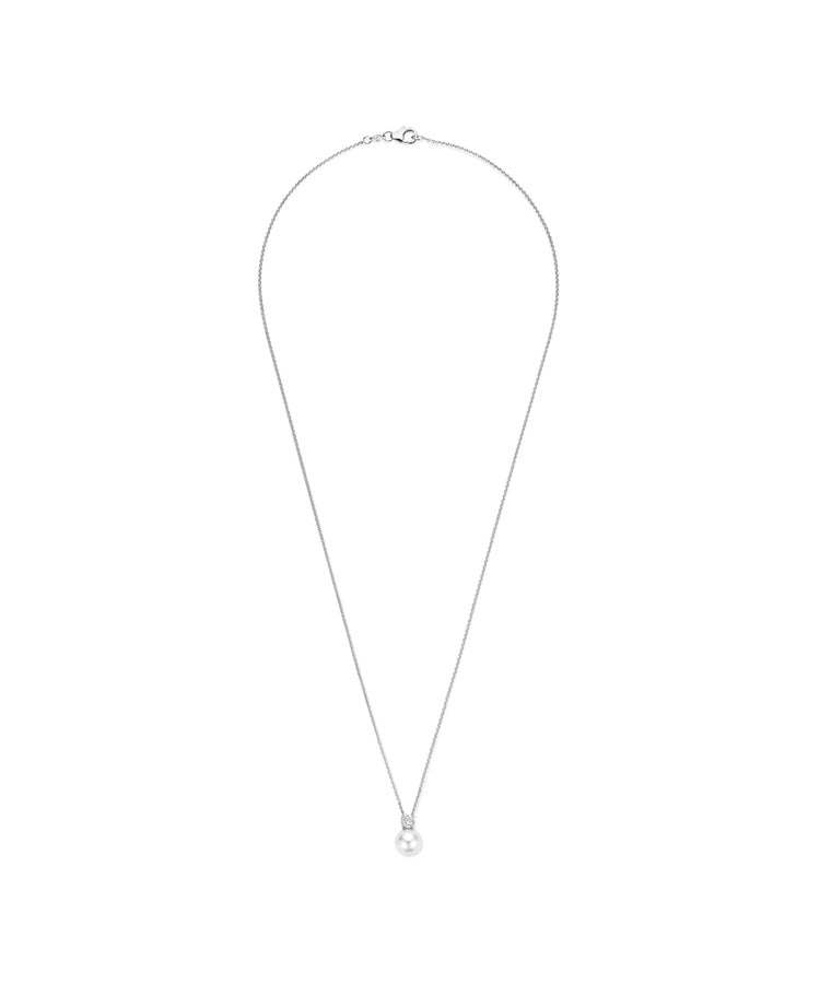 Colar Ti Sento Zirconia Pearl 34125PW