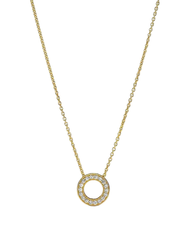 Colar Pandora Shine Logo Pavé Circle