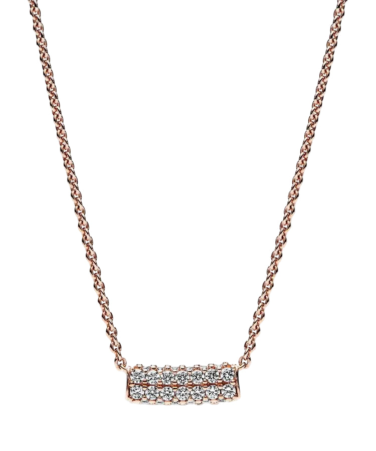 Colar Pandora Rose Timeless Pavé Double-row