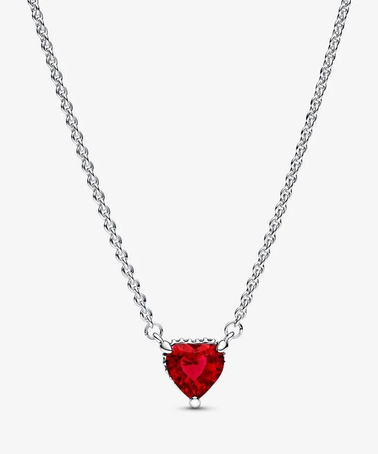 Colar Pandora Sparkling Heart Halo