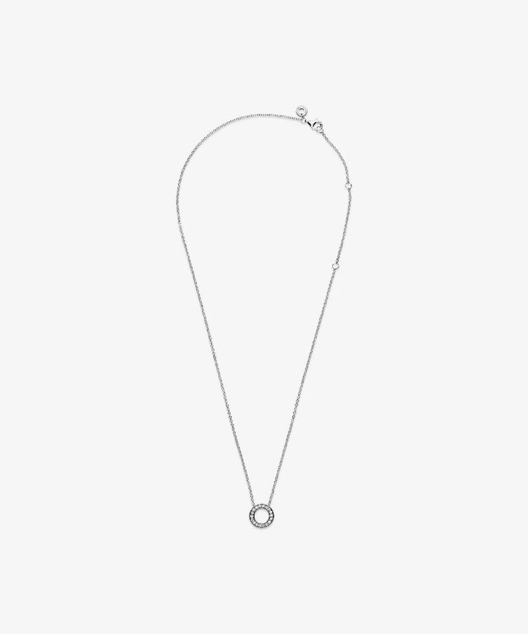 Colar Pandora Logo Pavé Circle