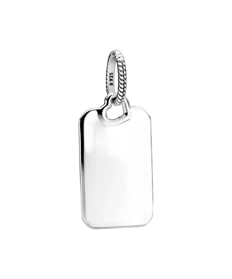 Pendente Pandora Pendente Rectangular Gravável