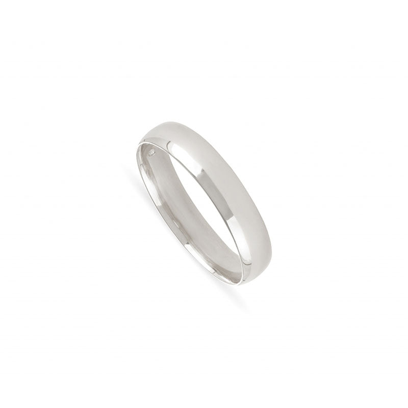 Aliança de Casamento Ouro Branco