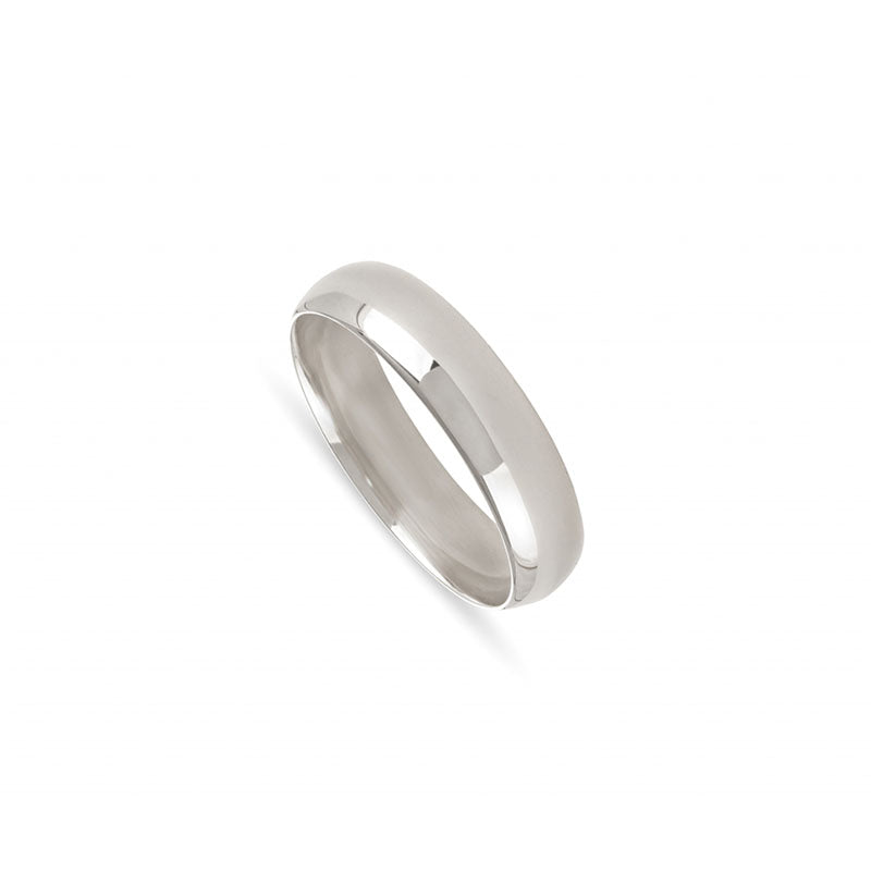 Aliança de Casamento Ouro Branco 5.5 mm
