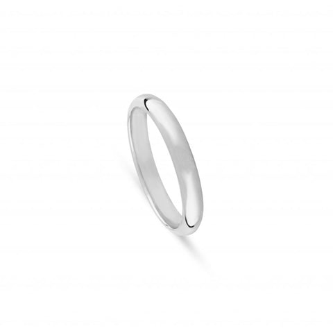 Aliança de casamento ouro branco - 5402J Aliança de casamento ouro branco - 5402J