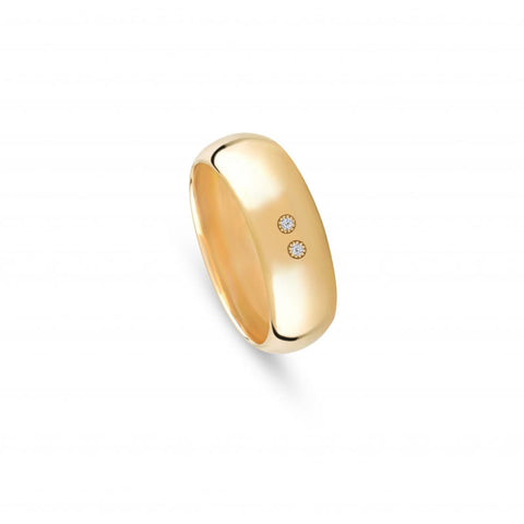 Aliança de casamento ouro amarelo com zicórnias Aliança de casamento ouro amarelo com zicórnias