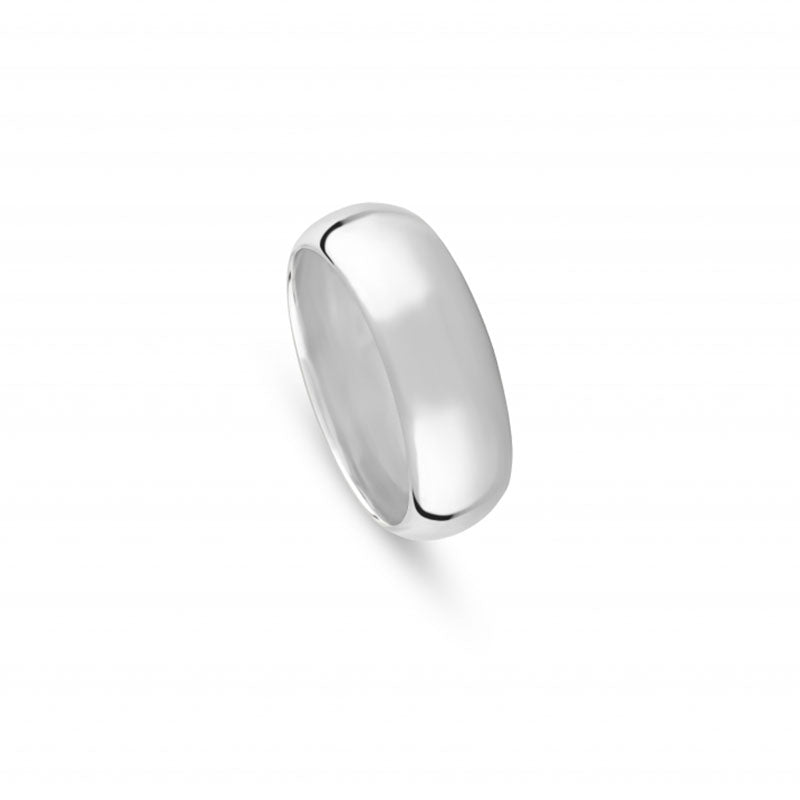 Aliança de casamento ouro branco - 5406J