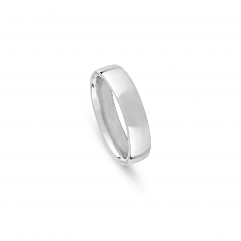 Aliança de Casamento Ouro Branco 5 mm - 5414J