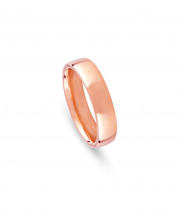 Aliança de Casamento Ouro Rosa 5 mm - 5414T