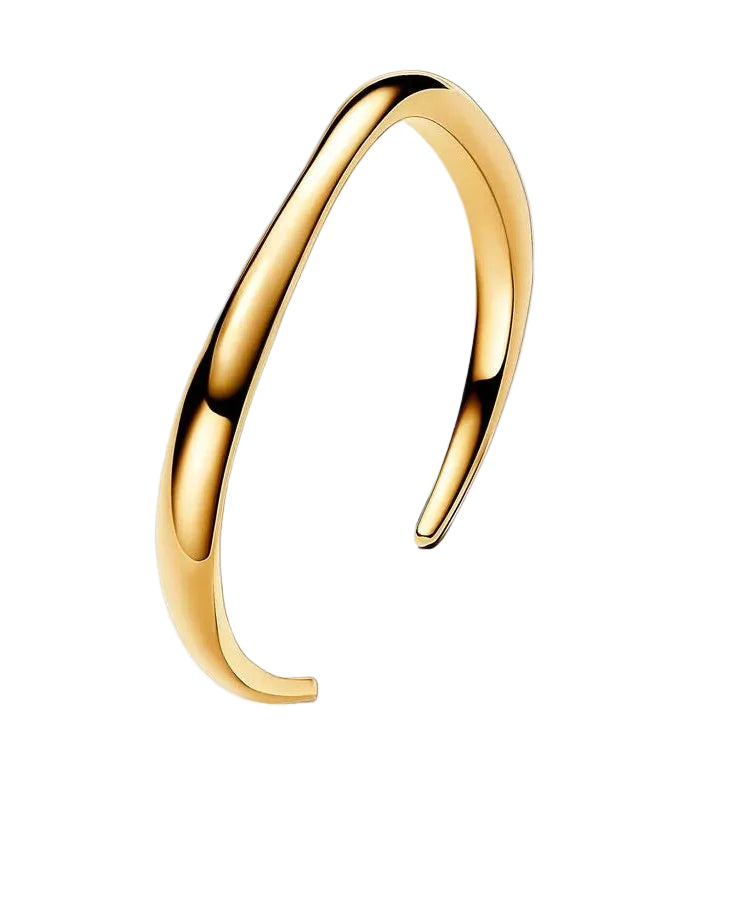 Pulseira Pandora aberta com design orgânico