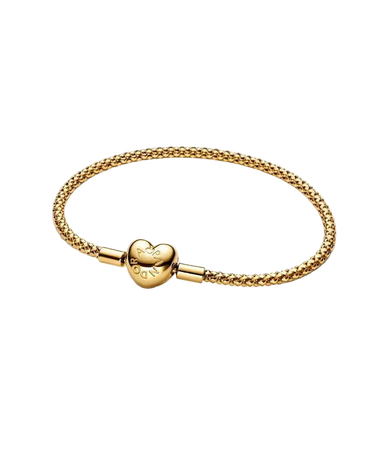 Pulseira Pandora Moments com Fecho Coração