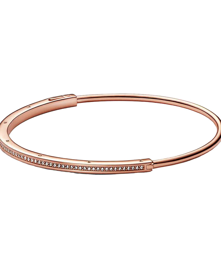 Pulseira Pandora Signature I-D Pavé