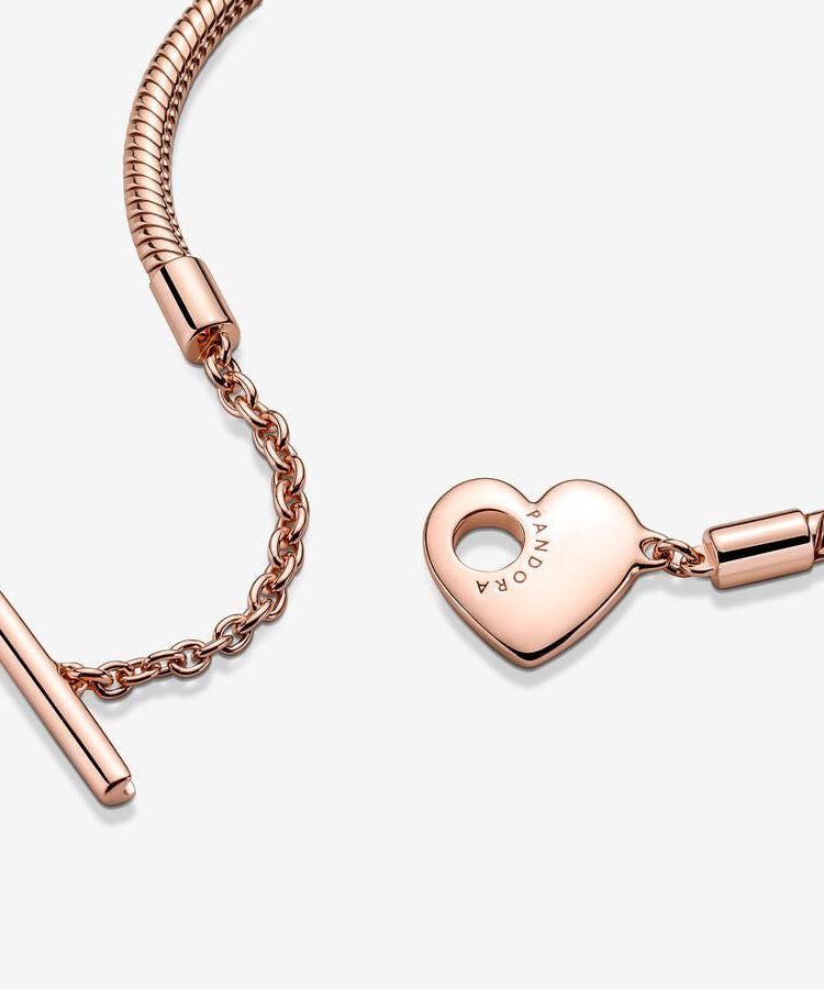 Pulseira Pandora Heart T-Bar Snake