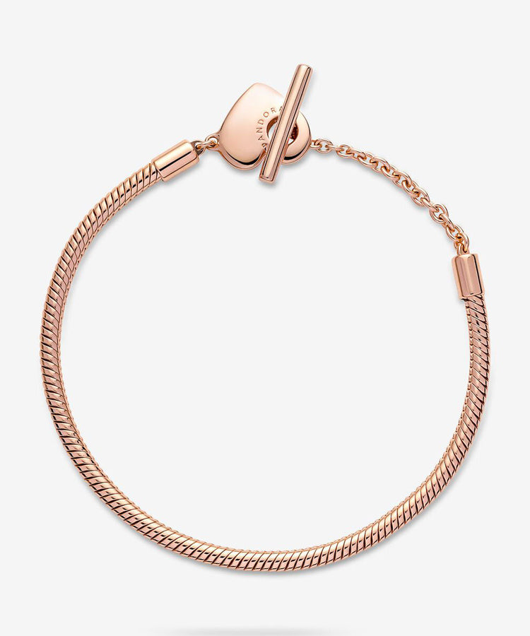Pulseira Pandora Heart T-Bar Snake