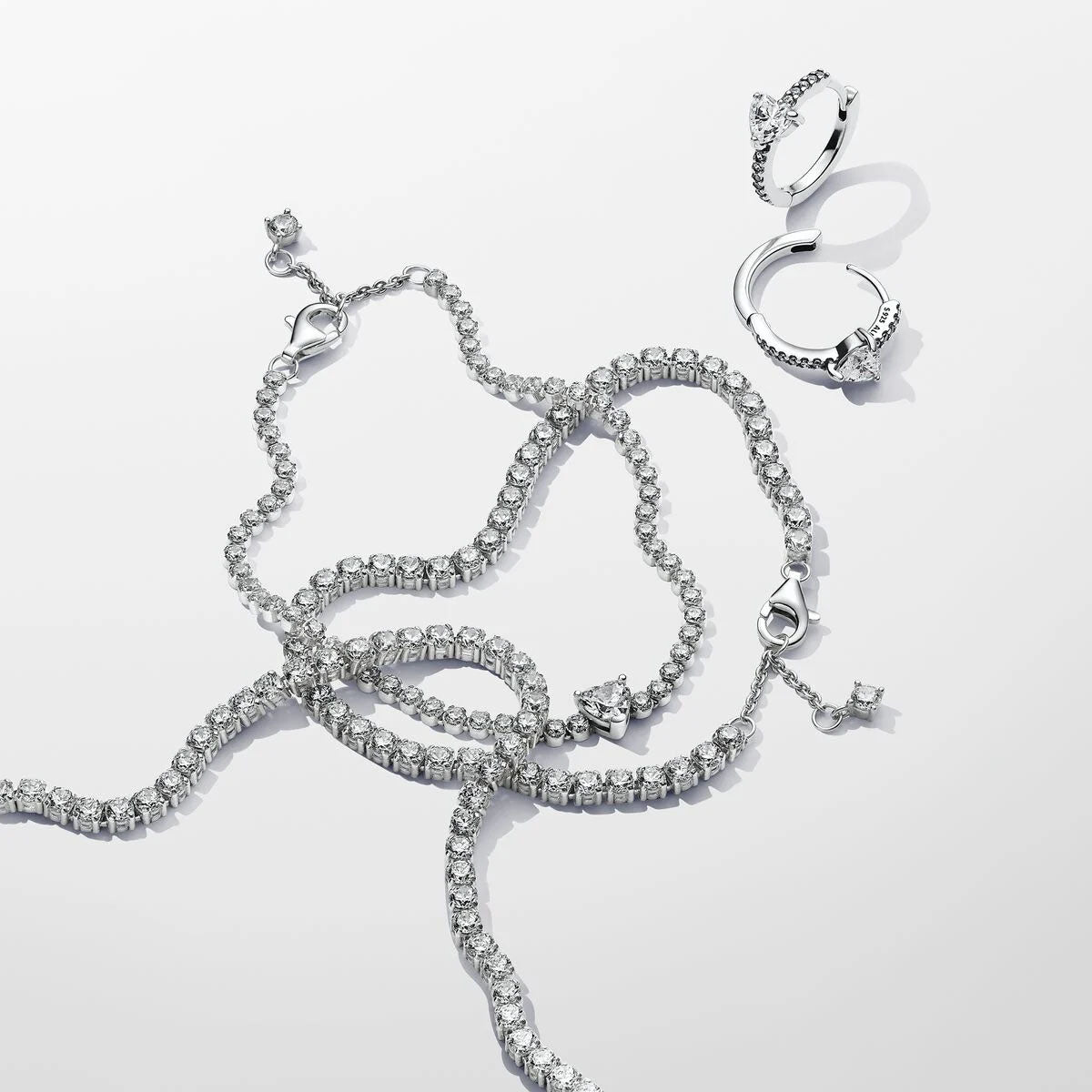 Pulseira Pandora Sparkling Tennis Silver