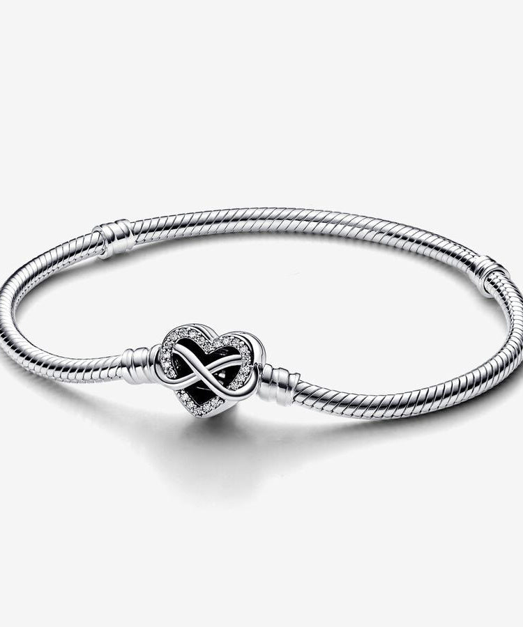 Pulseira Pandora Moments Sparkling Infinity Heart