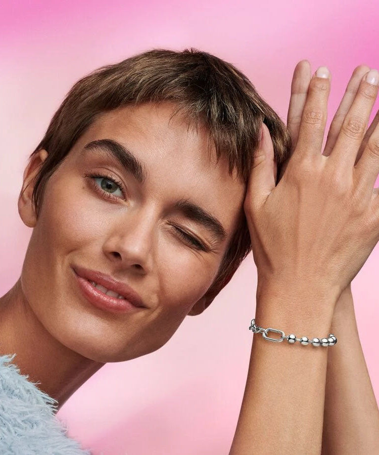 Pulseira Pandora ME Metal Bead and Link Chain