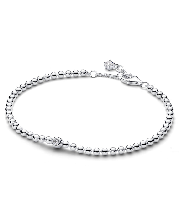 Pulseira Pandora Esferas com Pedra Cintilante