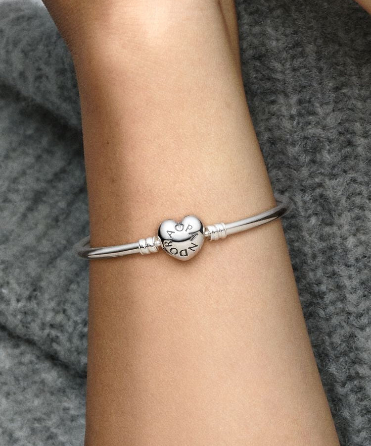Pulseira Pandora Fecho Coração Logótipo