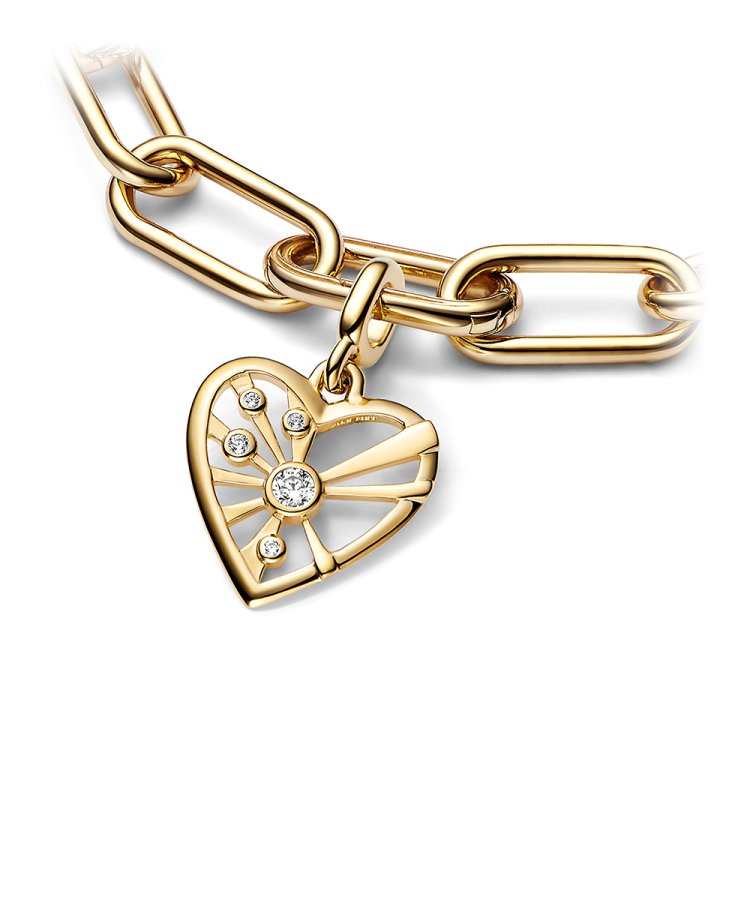 Conta Pandora ME Heart and Rays Medallion