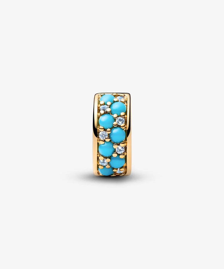 Clip Pandora Azul Aqua