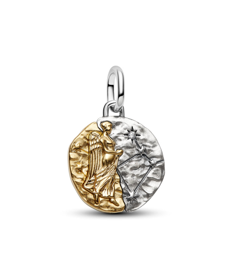 Conta Pandora Medalhão do Zodíaco Virgem