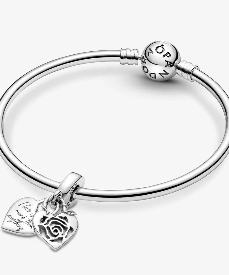 Conta Pandora Rose Heart Padlock