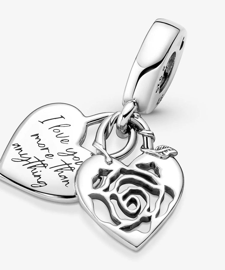 Conta Pandora Rose Heart Padlock